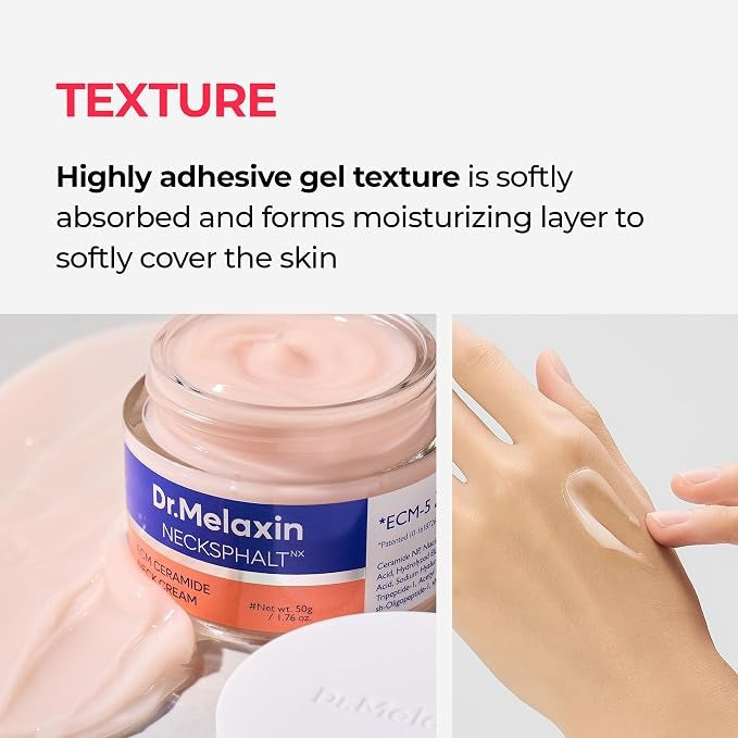 Dr.Melaxin Necksphalt Firming Cream with ECM-5 20,000ppm Dr.Melaxin