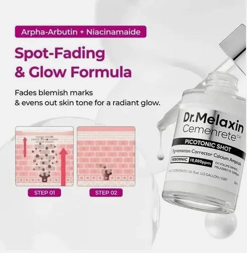 Dr.Melaxin Cemenrete Cyano Pink Spicule Serum with Calcium skin care Two set M msiltmsl-66 visbiome