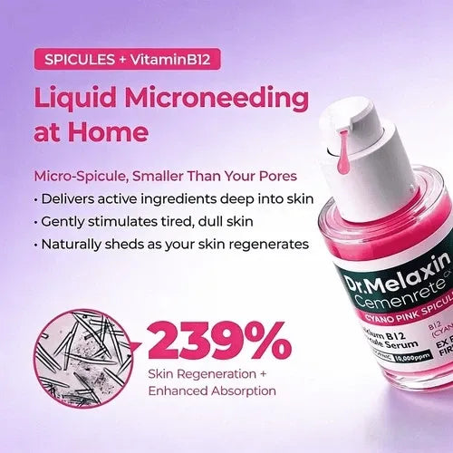 "Microneedle Rejuvenation · Brightening & Firming" 4-in-1 Revitalizing Set Dr.Melaxin